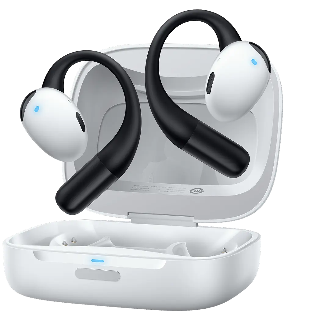 Ordo AI earbuds with charging case